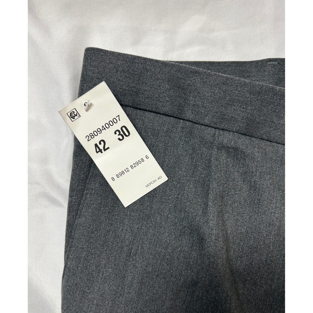 Dockers The Best Pressed Pleated Classic Fit Khaki Pants Charcoal NWT Mens 42x30 - Picture 4 of 16